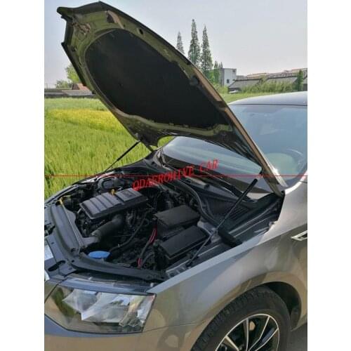 QDAEROHIVE car hood reuses gas spring support rod Slow Down Shock Gas Strut for Skoda Octavia A7 MK3 2015-2019
