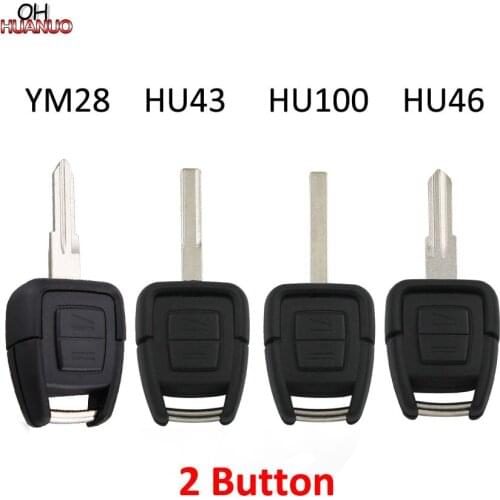 SALE ! 2 Buttons Car Remote Key Shell Cover Case Flip Fob For Vauxhall Opel Vectra Astra Z For Omega HU43 HU100 YM28 HU46 Blade
