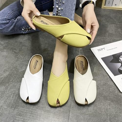 Mixed Colors PU Leather Women Slippers Elegant Open Toe Shallow Striped Non-Slip High-Heeled Slides Designer Fish Mouth Sandals