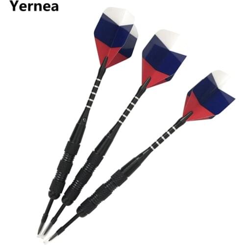 Yernea High-quality 3Pcs Steel Tip Darts 20g Nickel Plated Iron Dart Body Aluminium Alloy Material Shafts Indoor Sports Game