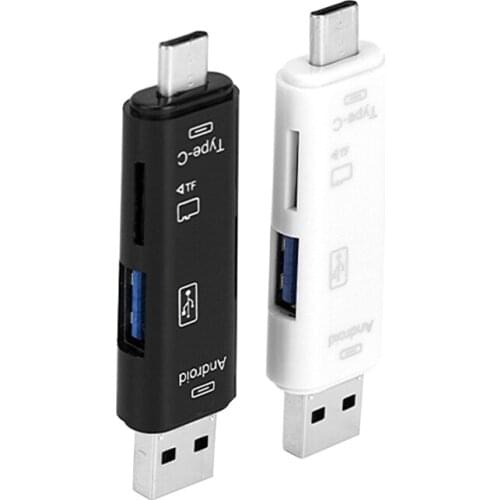 Card Reader USB 2.0&Type C to SD Micro SD TF Card Reader for PC Laptop Accessories Smart Memory Cardreader SD Card Reader