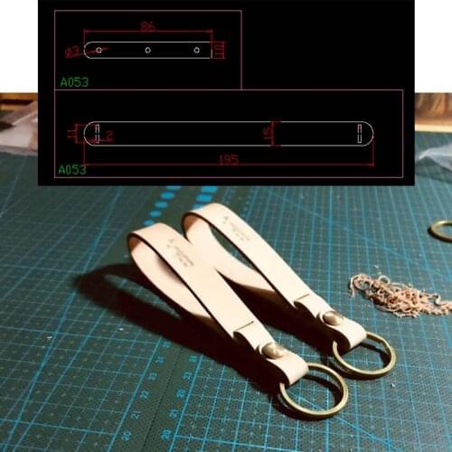 Japan steel blade DIY leathercraft car key ring hanging belt die cutting knife mould hand machine Leather die cutter punch tool