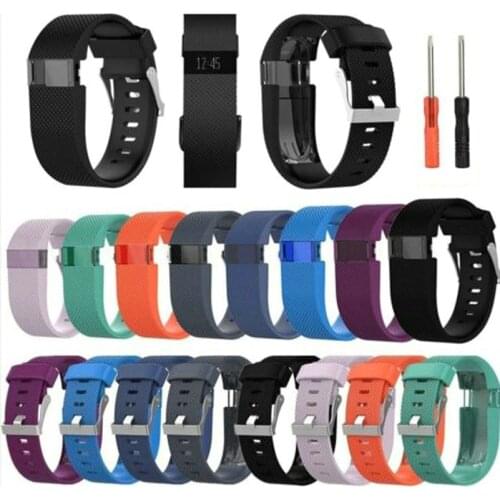 ZycBeautiful Original for Fitbit Charge HR Watchbands Wireless Activity Tracker Metal Buckle WristBand Hot Selling Metal buckle