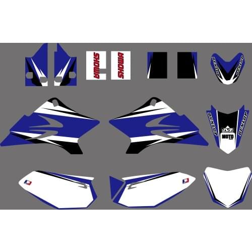 0490 New TEAM GRAPHICS&BACKGROUNDS DECALS STICKERS Kits for Yamaha TTR50 TTR 50 2006 2007 2008 2009 2010 2011 2012 2013