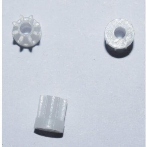 10/100pcs 8teeth/2mm hole/OD 5/plastic motor gear/rc car/yuanmbm/DIY toys accessories/technology model parts/baby toys/82Aj