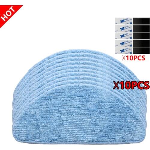 10Pcs Cleaning Mop cloth for ILife V50 V55 V3 V5s pro V3s V5 V5s smart Mop Robotic Vacuum Cleaner Clean Robot parts
