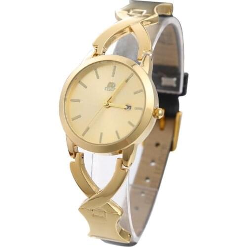 Logo IDIS New Style leather watch fashion quartz women Ladies female student watch fashion designer Wristwatches