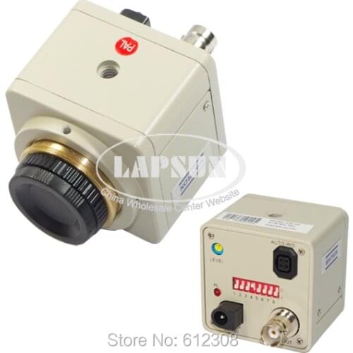 470 TVL 1/3" CCD Digital Industry Microscope Camera Set BNC Color Video Output C CS Mount Lens Support For PCB BGA SMD Soldering
