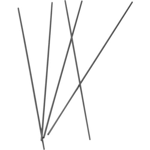 5 Pieces Carbon Fiber Tube Flat Bars RC Airplane Model DIY Materials Diorama Accessories 2x200mm