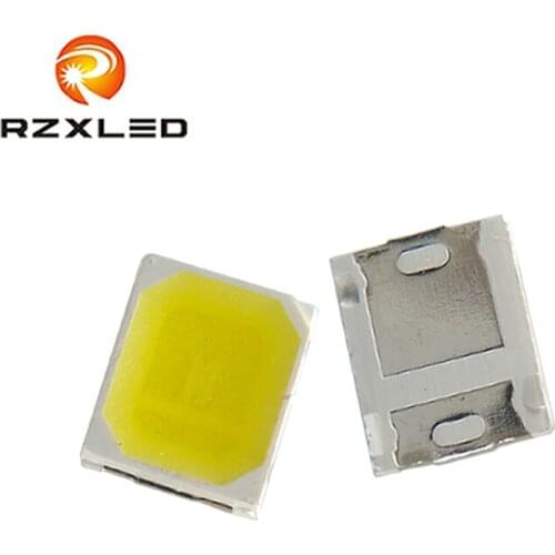 500pcs/lot LED 1W 2W 2835Package 3V Cold White 13000K Diode For TFT TV Backlight