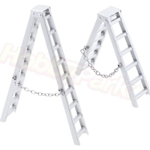 100mm / 150mm Aluminum Mini Ladder Simulation Decoration Accessories For RC Rock Crawler Truck