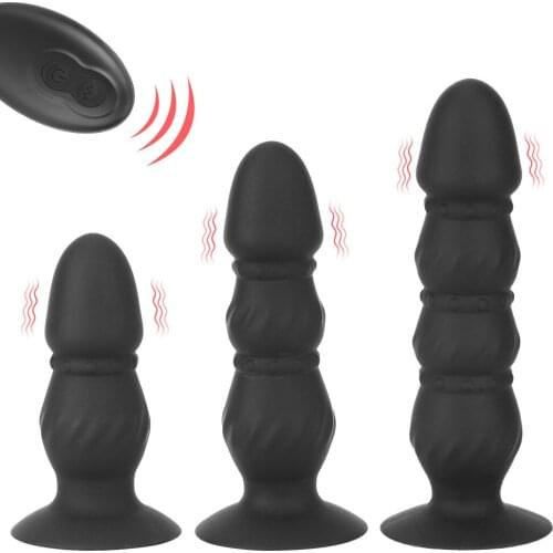 Anus Vibrating Dildo 10 Speeds Sex Toys For Men G-Spot Stimulation Remote Control Bead Dildo Vibrator Prostate Massager Vibrator