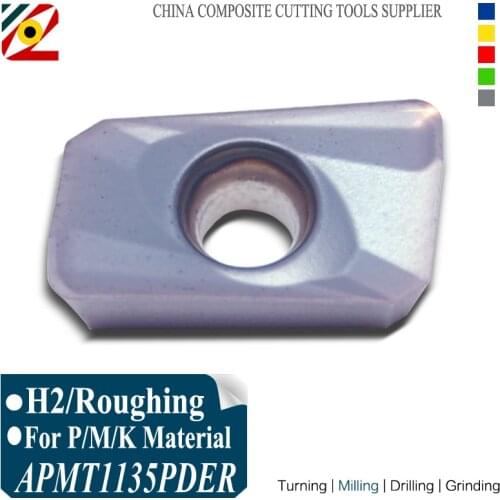 EDGEV APMT1135 PDER H2 EP5250 APMT1135PDER MM Milling Carbide Inserts for Indexable End Mill Cutter CNC Machine