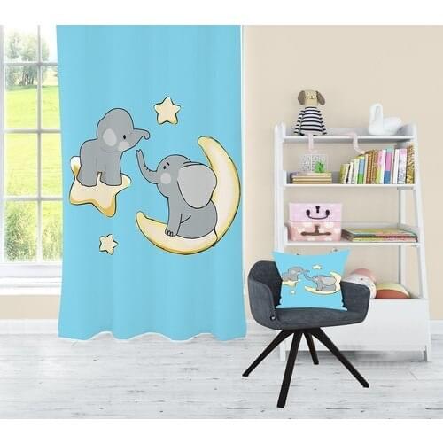 Bebişim Carpet Filli Children 'S Room Backdrop Curtain