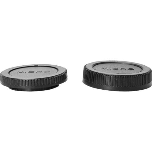 Camera Body Cover Rear Lens Cap Protection Dustproof Plastic Replacement for Olympus Panasonic Micro 4/3 Mount