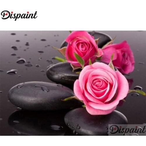 Dispaint Full Square/Round Drill 5D DIY Diamond Painting "Flower stone" Embroidery Cross Stitch 3D Home Decor A11276