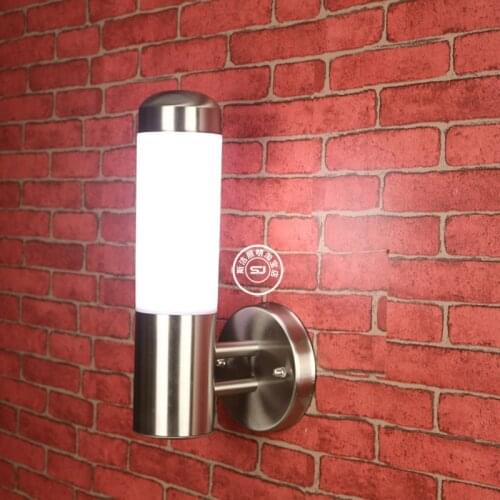 Stainless steel wall lamp outdoor wall lamp bedside lamp balcony floor lamp headlight waterproof wall lamp stainless steel lamp
