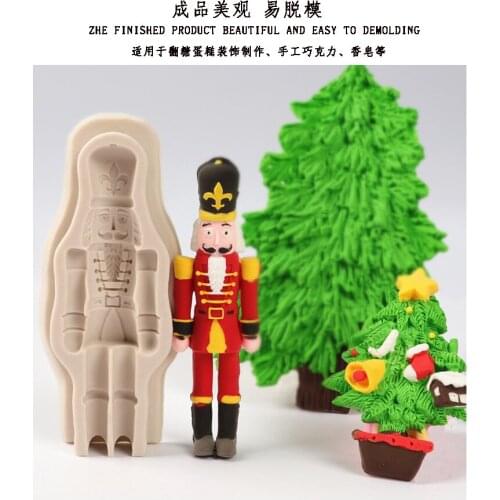 Clown Doll Shape Silicone Mold For Fondant Chocolate Epoxy Sugarcraft Mould Pastry Cup Cake Decorating Kitchen Accessories