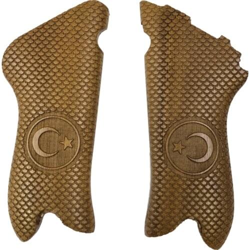 Luger P08 Roller Parabellum Laser Cutting Moon Star Model Grips