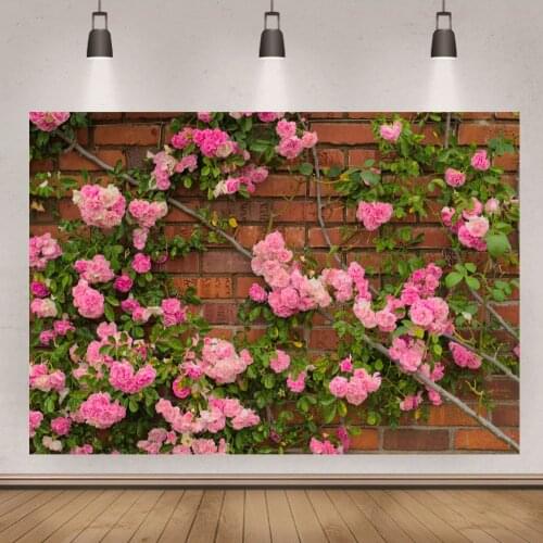 Wedding Ceremony Flower Wall Backdrop Photo Rose Party Stage Beautiful Backgrounds Banner Decoration Studio Props