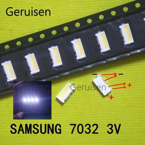 50PCS SAMSUNG LED Backlight Edge LED Series TS732A 3V 7032 SPBWH1732S2LVD1BIB Cool white TV Application