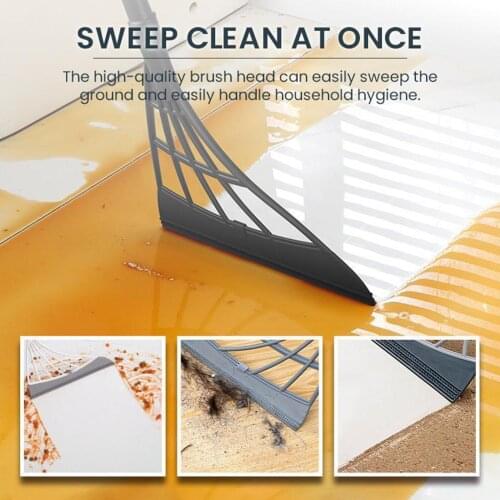 Magic Broom Toilet Bathroom Floor Wiper Multifunction Magic -Broom Convenient Floor Wiper Cleaner Artifact Sweep Water Scraper