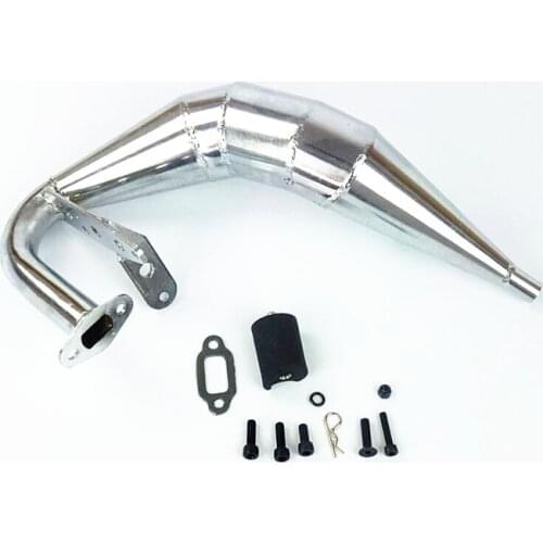 Horn type exhaust pipe Power riser for LOSI 5IVE-T KM X2 ROVAN LT