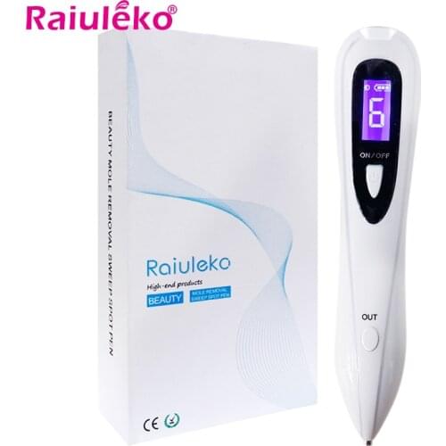 LCD Plasma Pen Laser Mole Removal Pen Wart Plasma Remover Tool Skin Tag Remover Freckle Nevus Dark Tattoo Sweep Spot Removal