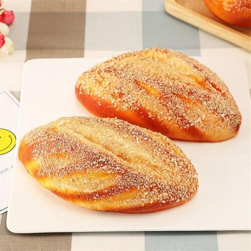 1 Piece Creative Artificial Bread PU Simulation Bread Dining Table Decorations Restaurant Bakery Fake Breads Decorations