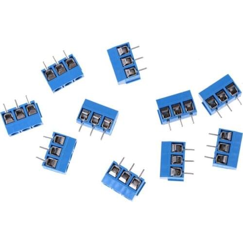 10PCS KF301-3P 5.08mm 3 Pin Connect Terminal Screw Terminal Connector