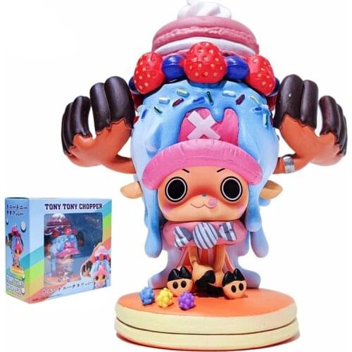 11cm One Piece Anime Kawaii Tony Tony Chopper Candy Action Figure Juguetes Figurals Collectible Model Toys Childrens Gifts