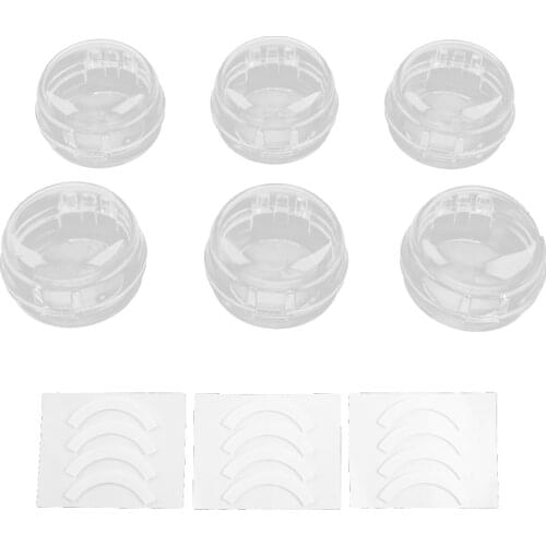 28EC 6Pcs Gas Stove Knob Covers Baby Safety Oven Lock Lid Infant Child Protector Tool