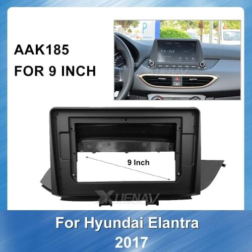 9 inch Panel Dashboard ABS plastic Installation Car DVD Player frame Installation Frame Kit For Hyundai Elantra 2017