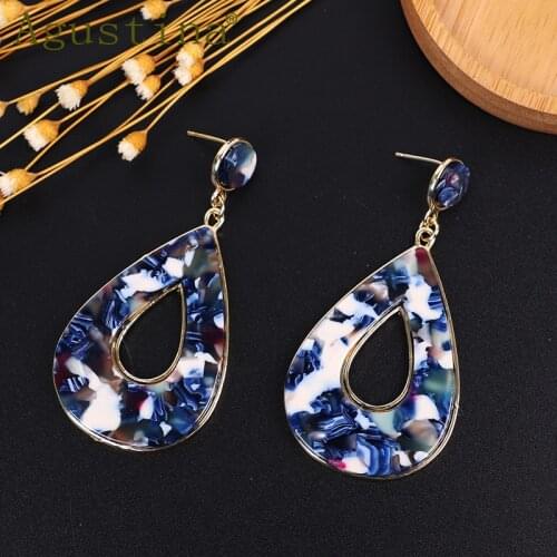 Agustina Acrylic Fashion Earrings Jewelry Drop Earrings Long Earrings for women Accessories Punk Earring Bohemian Earings Girls