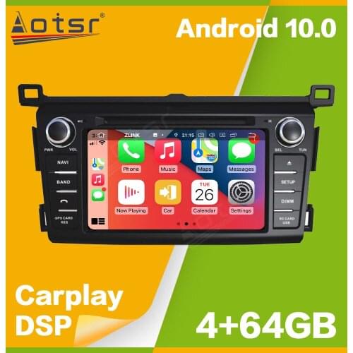 Android 10 PX5/PX6 Car Player GPS Navigation for Toyota RAV4 2013-2015 Auto Radio Tape Recorder Multimedia Player Carplay DSP