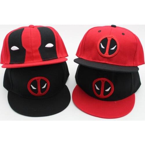 Anime Super hero Cosplay Hip-hop baseball cap casual flat brim cap