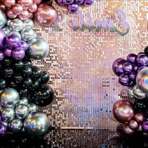 Sequin-Panel Background Glitter Wall Shimmer Wedding Sign Celebrate-Decoration Lridescent Party Decoration Wedding Curtain DIY