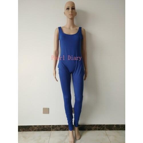 Brand Body suit Dance Unitard Adult Crew Neck Sleeveless Gymnastics Unitards Jumpsuits Sports Wear Skin Tights