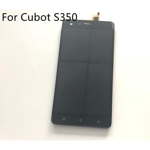 Cubot S350 Used LCD Display Screen + Touch Screen + Frame For Cubot S350 MT6582M 5.50" 720 x 1280 Smartphone