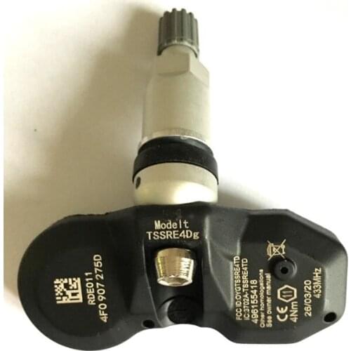 Tire Pressure Monitoring Sensor For VOLKSWAGEN TOUA-REG 2009-2010 TPMS 4F0907275D 4F0907275B 433Mhz