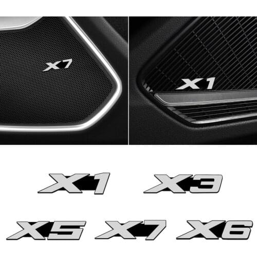 Car-styling Car Audio decorate stickers For BMW X1 X3 X5 X6 X7 E46 E60 E61 E70 E87 E90 E91 E92 G30 Accessories