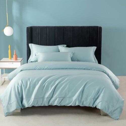 Elegant Luxury 1000TC Egyptian Cotton 1 Lines Embroidery Duvet Cover Set Comfor Soft Hotel Quality bedding set 4Pcs Queen King