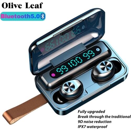 F9-10 TWS Wireless Bluetooth Headphones Music Earphones IPX7 Waterproof Sports Earbuds Gaming Headset For Xiaomi Huawei Iphone