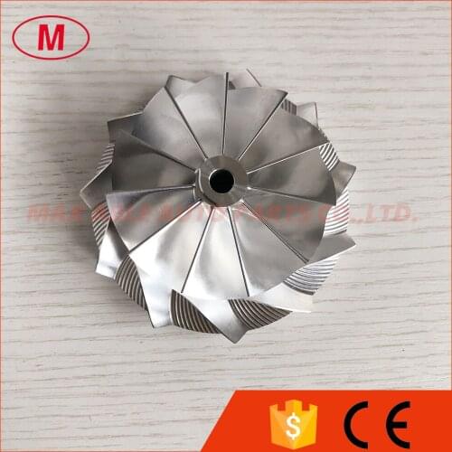HX40 11+0 blades 67.00/89.00mm high performance turbo Turbocharger Billet/milling/aluminum 2618 compressor wheel