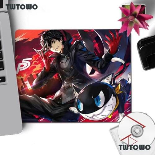 Persona 5 Computer Gaming Mousemats Small Mousepad Gamer 29x25cm Computer Gaming Mouse Pad Mouse Pad Carpet Home Keyboard Pad