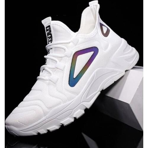 Hot Mens Sneakers Flying Weave Non-slip Breathable Sports Shoes Comfortable Outdoor Running Shoes Men Athletic Shoes Zapatillas