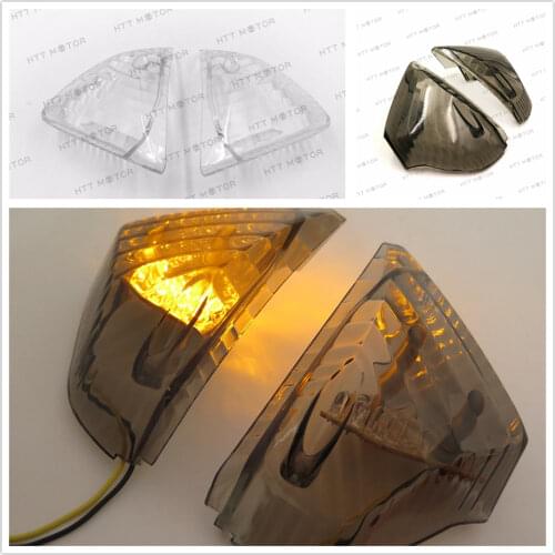 Aftermarket free shipping motorcycle parts Motorcycle SMOKE Signal Tail Light Cover For Suzuki Gsx-R Gsxr600 750 2006 2007