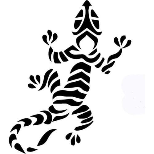 Gecko Car Door Sticker Reflective Big Wall Lizard Car Modified Sticker Cool Gekko Auto Tuning Sticker for Mini SUV Toyota Nissan