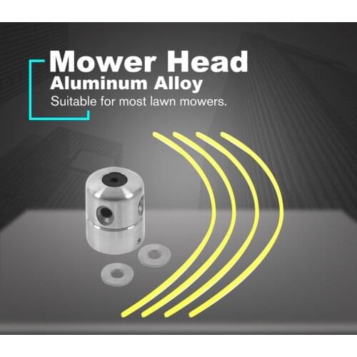 Hot Universal Trimmer Head Grass Brush Cutter Accessories Mowing Tool Lawn Mower Cylindrical Grass Head Strimmer Mower Head