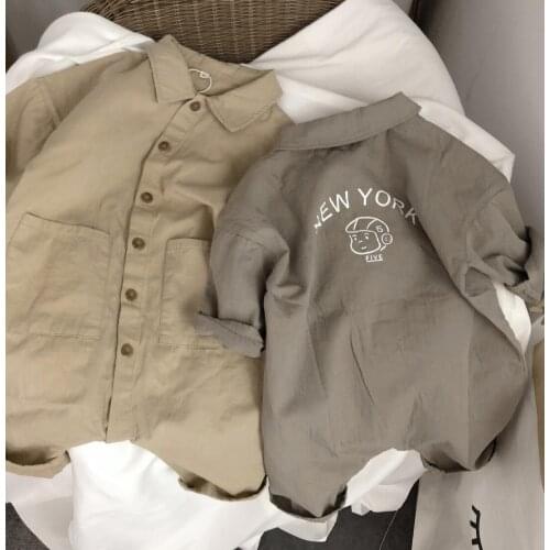2021 new stylish girls boys overalls fashion autumn cotton linen kids jumpsuit